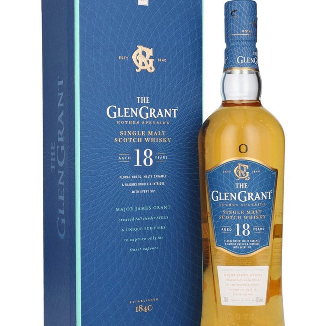 Glen Grant 18 Year Old Whisky, 70 cl