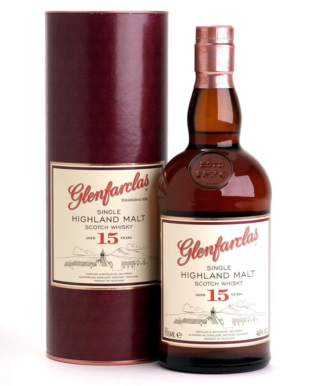 Glenfarclas 15 Year Old Single Malt Whisky, 70 cl