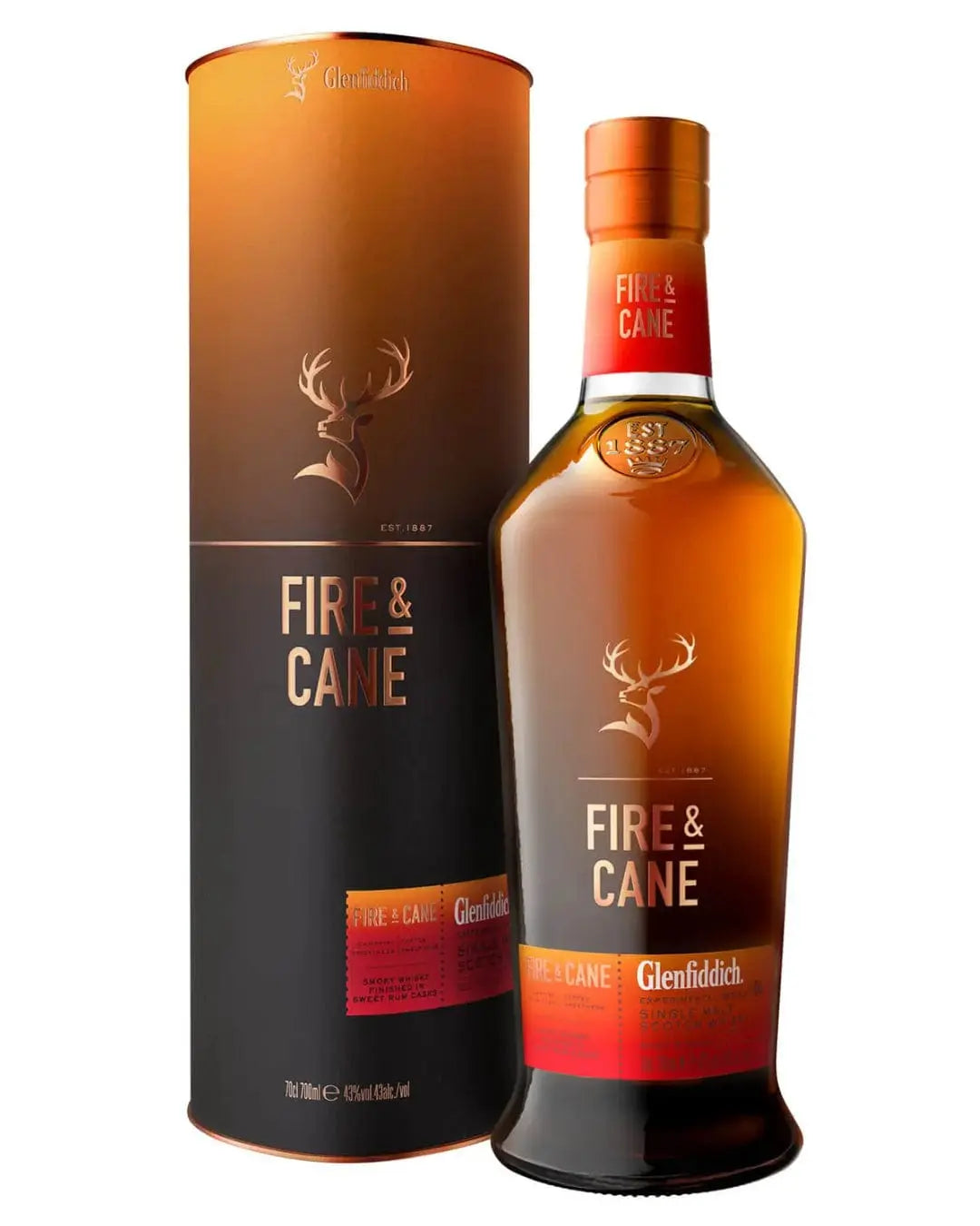Glenfiddich Experimental Series Fire and Cane Single Malt Whisky, 70 cl