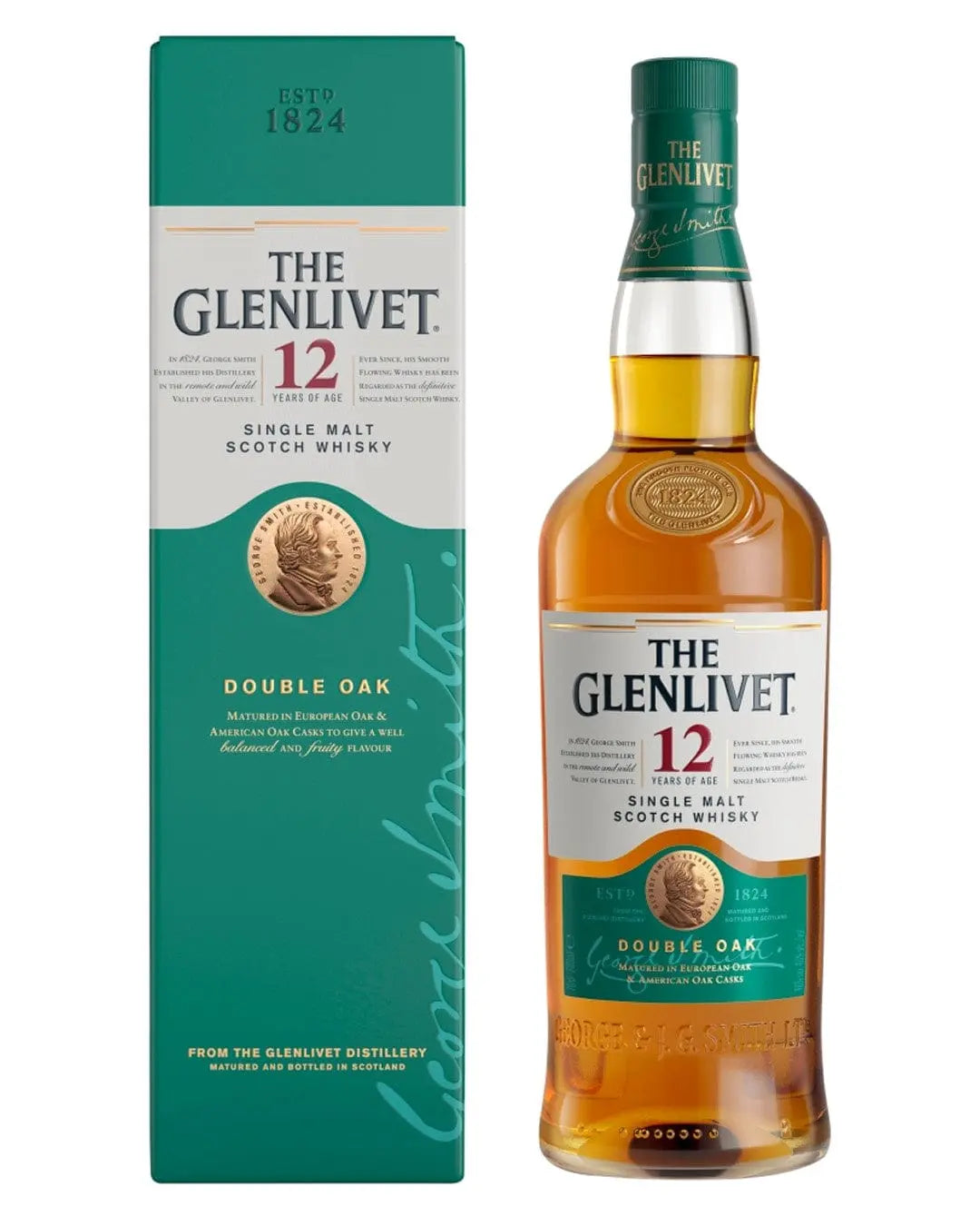 Glenlivet 12 Year Old Single Malt Scotch Whisky, 70 cl
