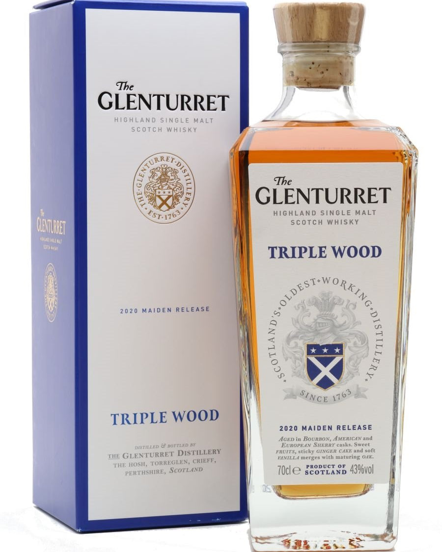Glenturret Nas Triple Wood Highland Single Malt Scotch Whiskey (750mL)
