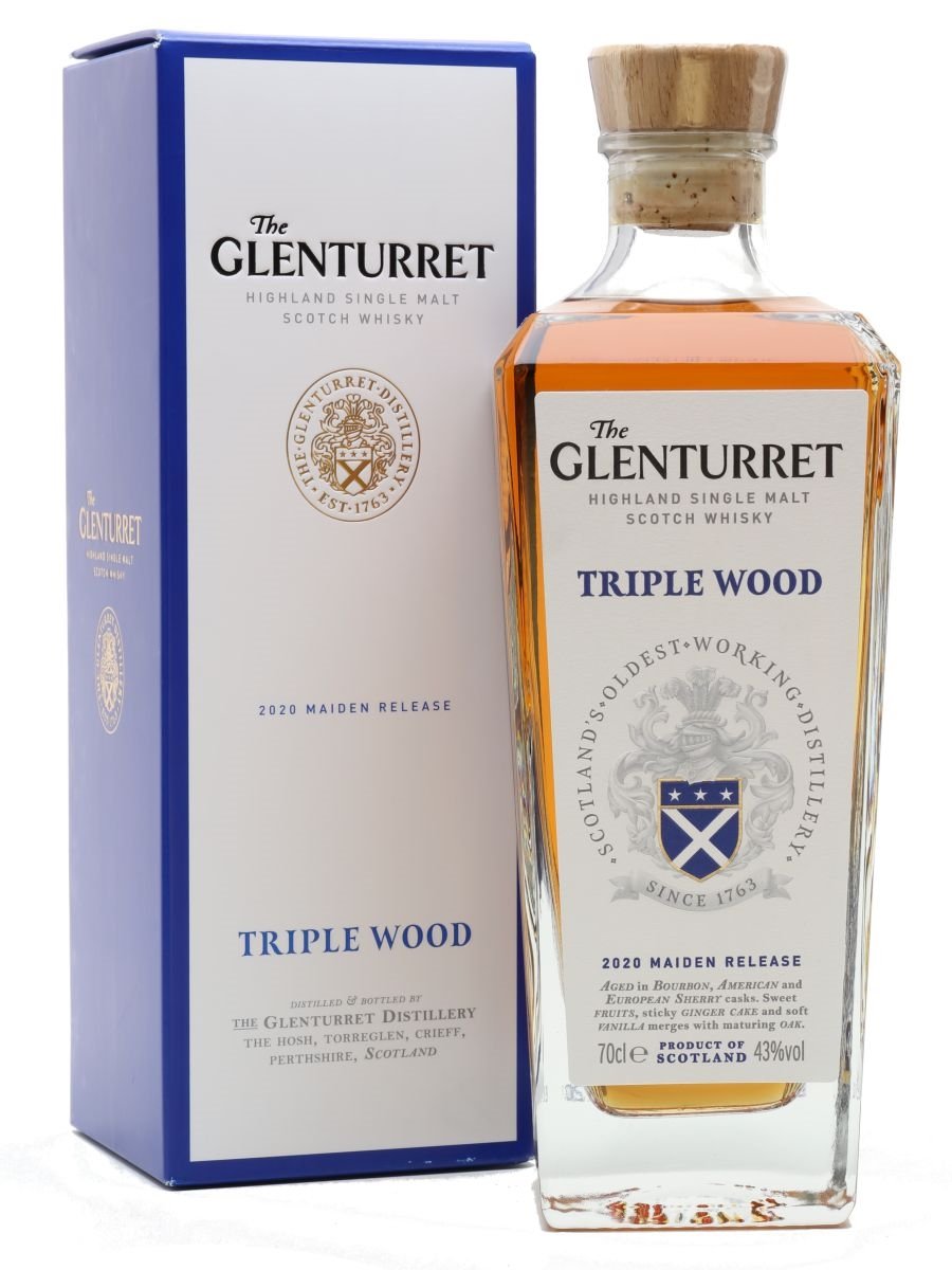 Glenturret Nas Triple Wood Highland Single Malt Scotch Whiskey (750mL)