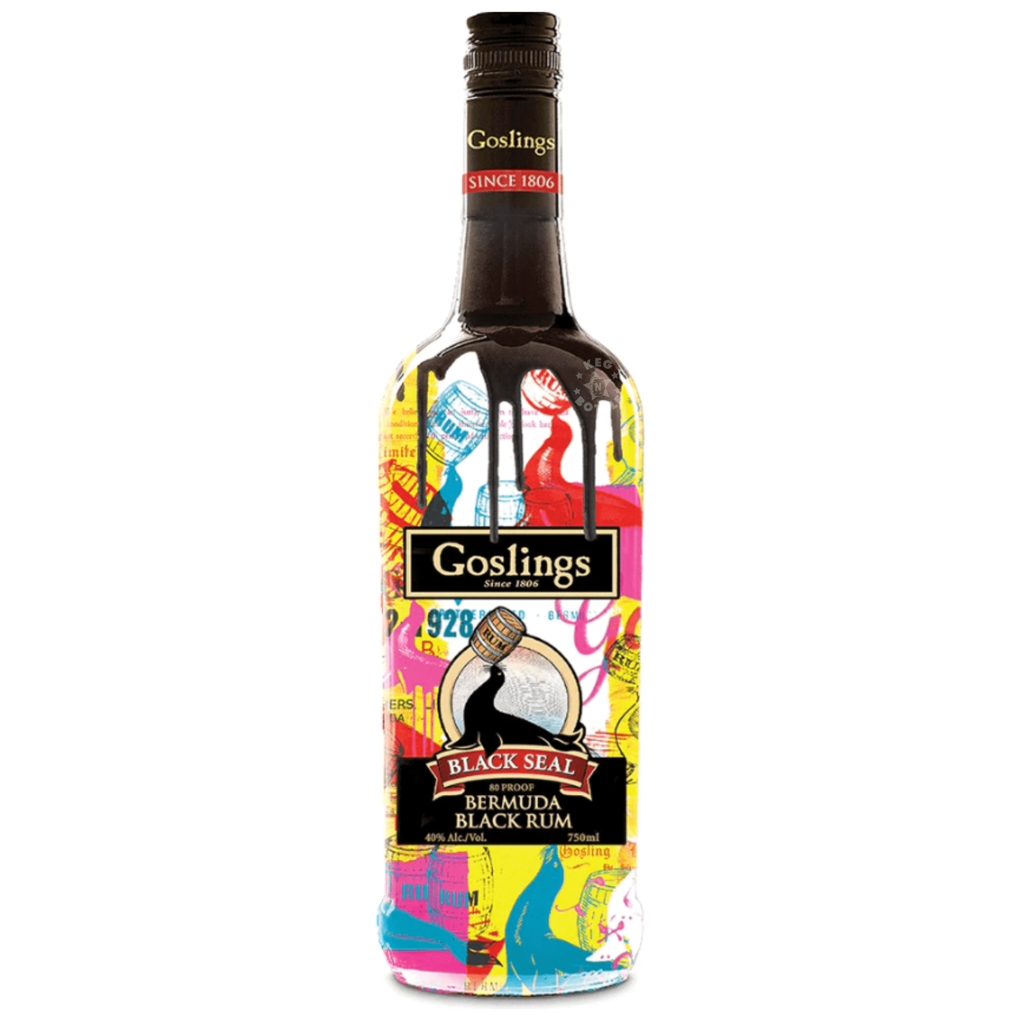 Goslings Artist Edition Black Seal Bermuda Black Rum (750 ml)