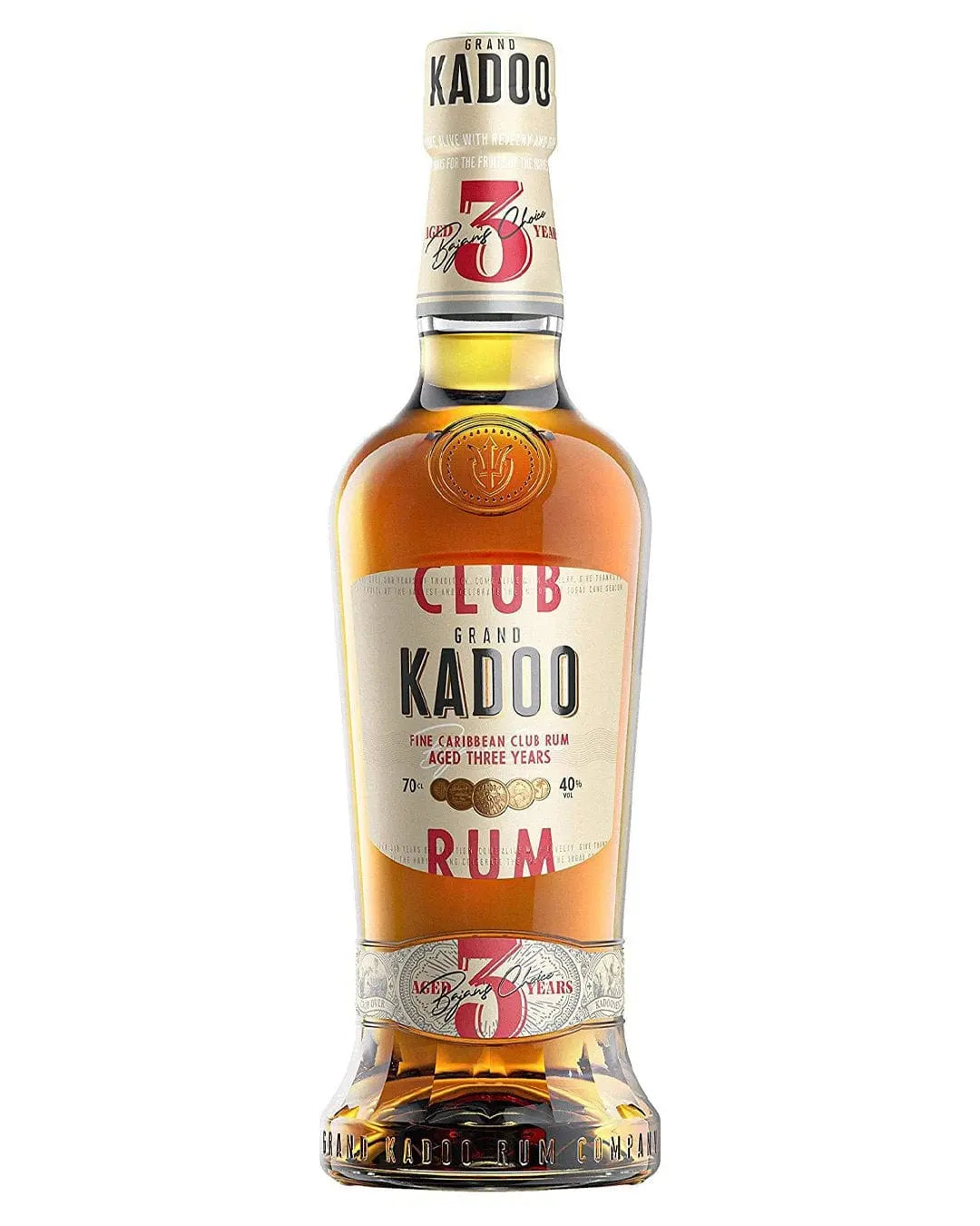 Grand Kadoo 3 Year Old Rum, 70 cl