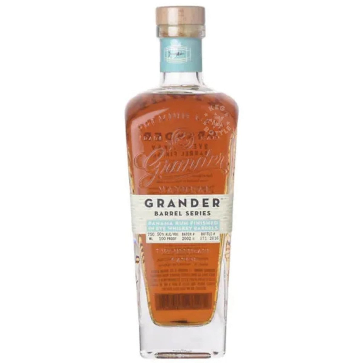 Grander Rum Barrel Series Rye Finished Rum (750 ml)