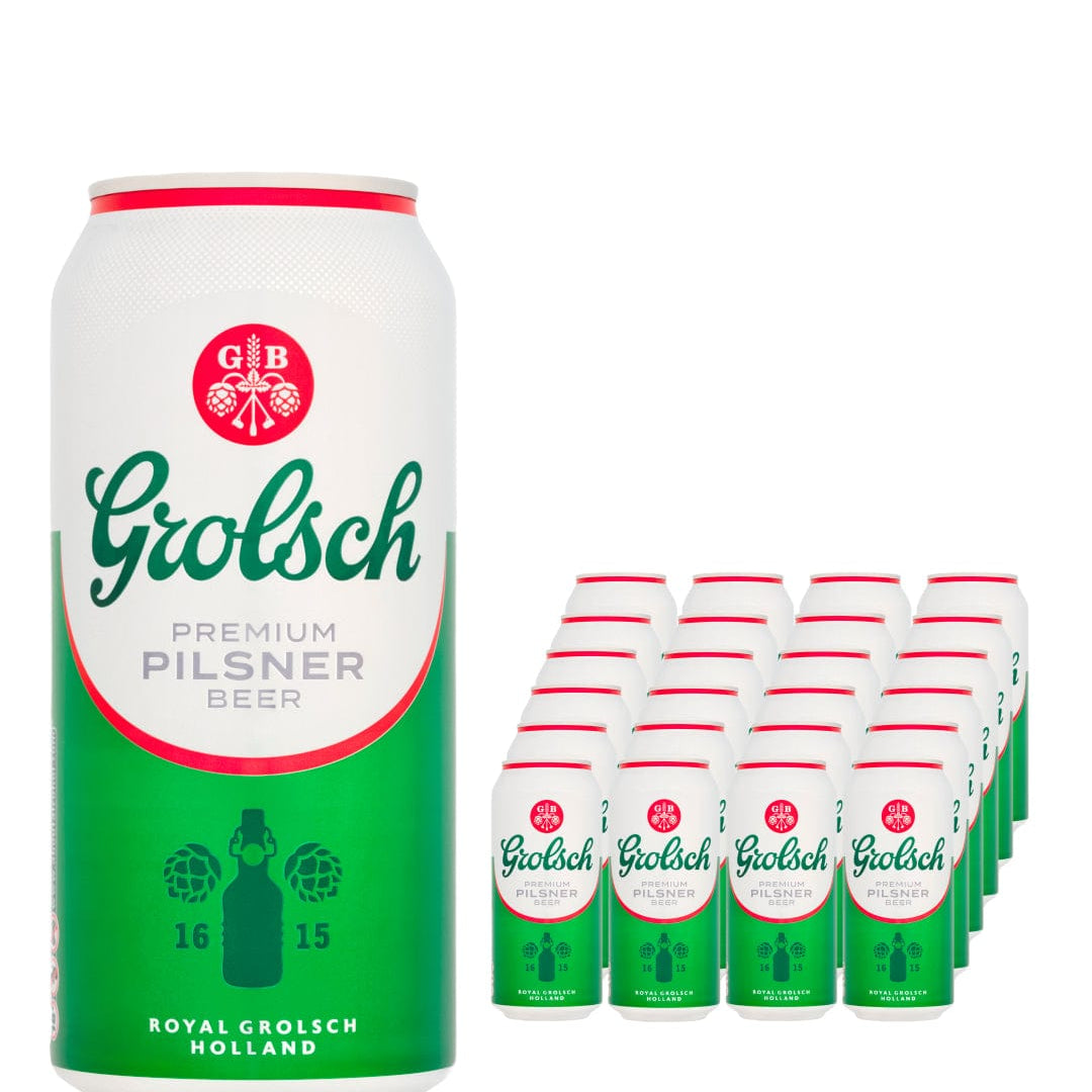 Grolsch Premium Pilsner Beer Can Multipack, 24 x 440 ml