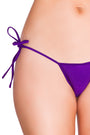 Purple Micro G String Bottom