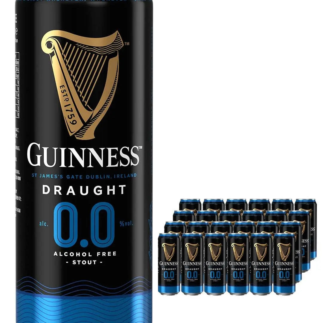 Guinness Draught Alcohol Free Beer, 24 x 440 ml
