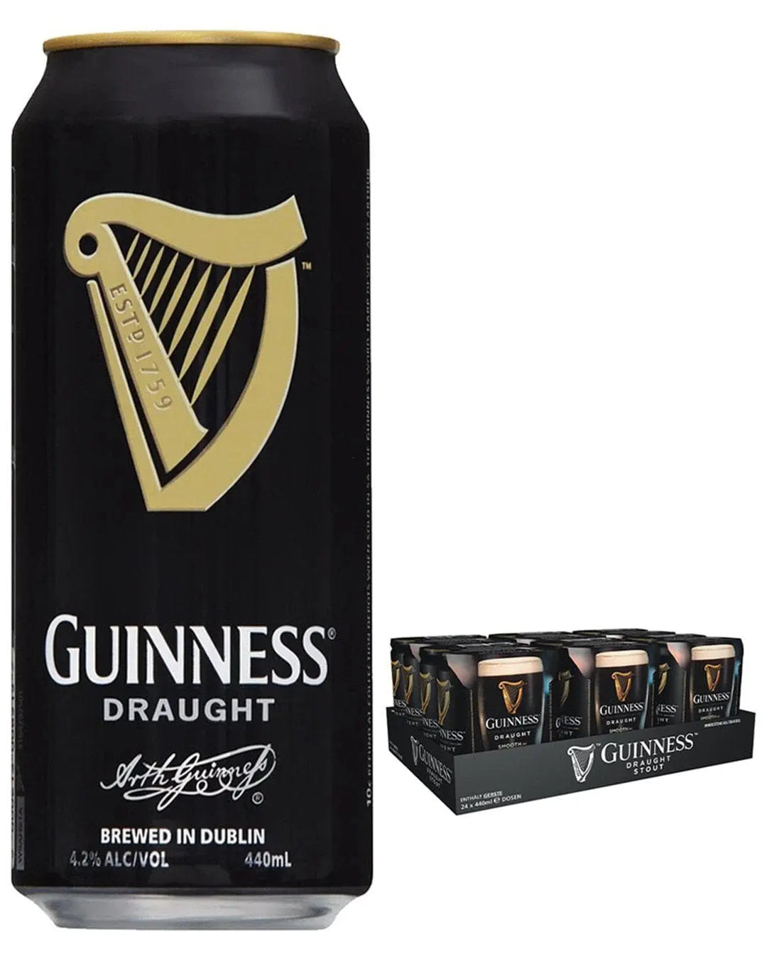 Guinness Draught Beer Can Multipack, 24 x 440 ml