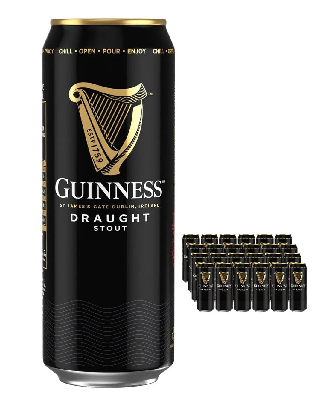 Guinness Draught Beer Can Multipack, 24 x 538 ml