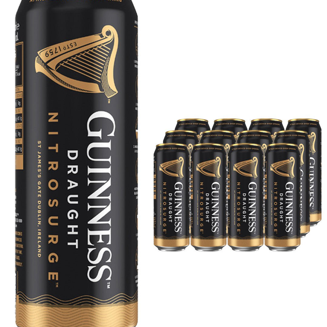 Guinness Draught Nitrosurge Can Multipack, 12 x 558 ml