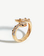 Harris Reed Fine Serpent Ring | 14ct Solid Gold/Diamond Rings Missoma 