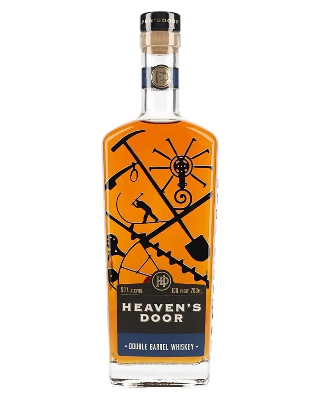 Heaven's Door Double Barrel Tennessee Bourbon Whiskey | Bob Dylan, 70 cl