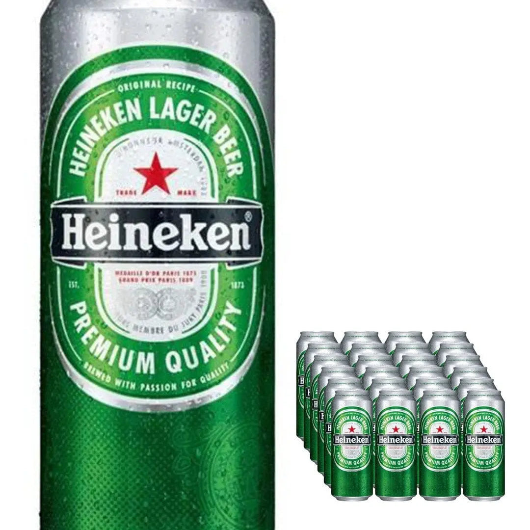 Heineken Premium Lager Beer Cans Multipack, 24 x 440 ml
