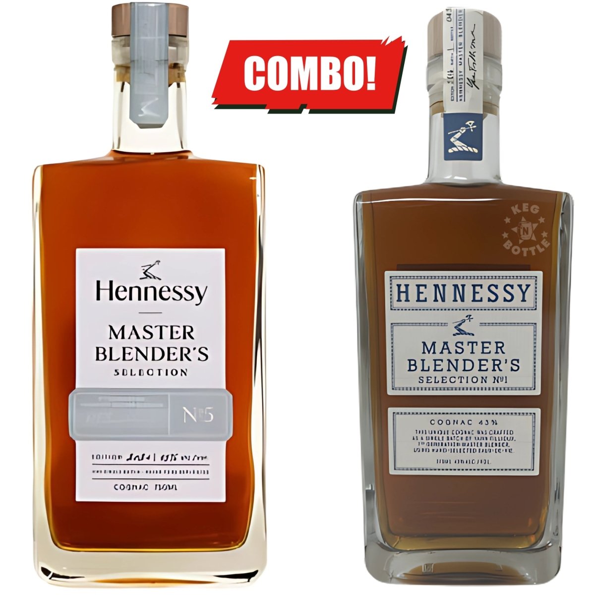 Hennessy Master Blender’s Edition No. 4 & 5 Cognac Combo Pack (2 x 750 ml)