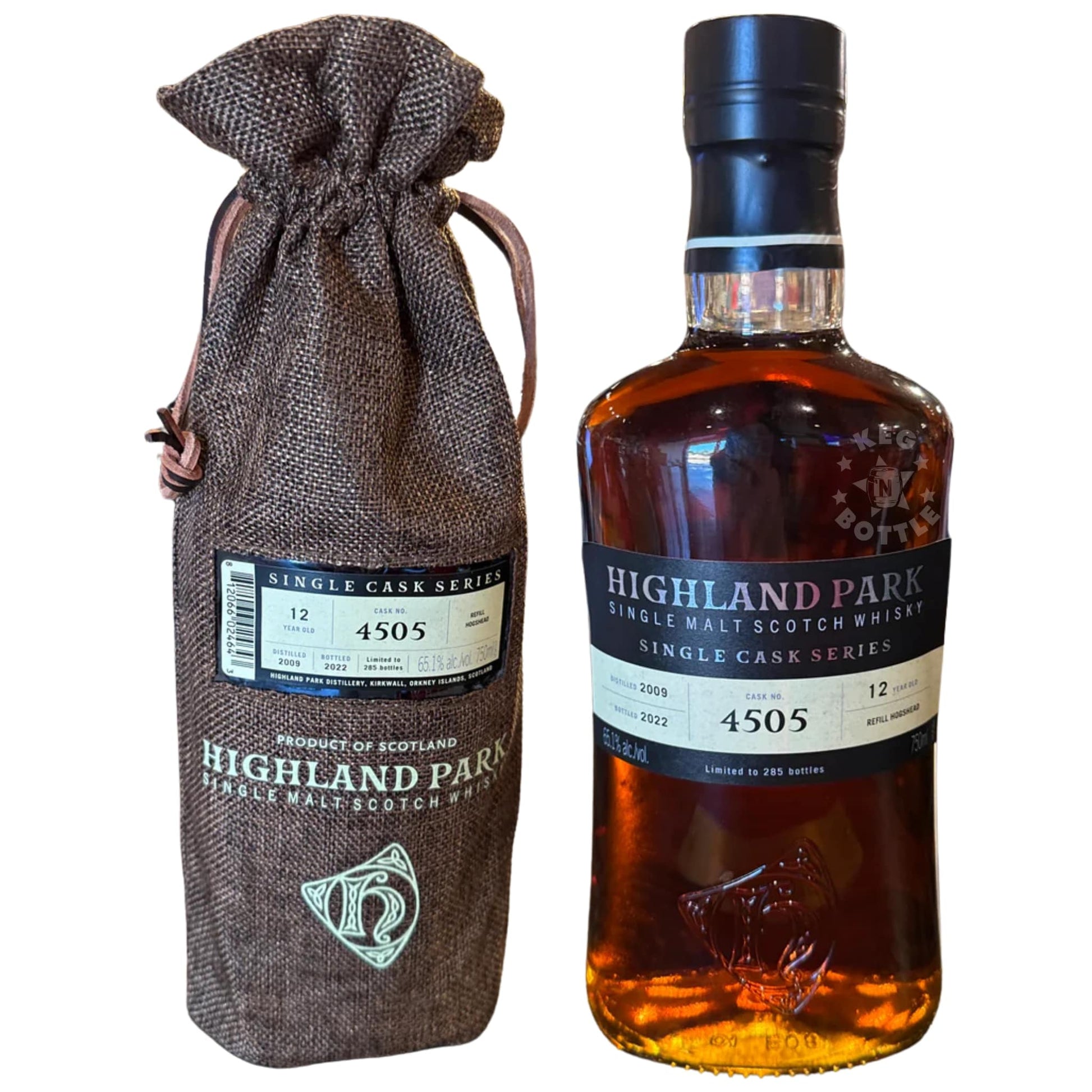 Highland Park 12 Year Single Cask Scotch Whisky (750 ml)