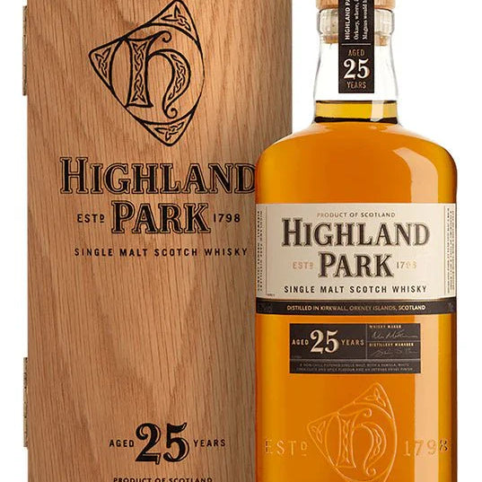 Highland Park 25 Year Old Single Malt Scotch Whiskey (750mL)