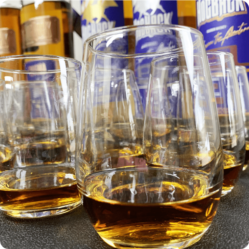 Hogback Distillery Oak & Aspen Bourbon Whiskey (750 ml)