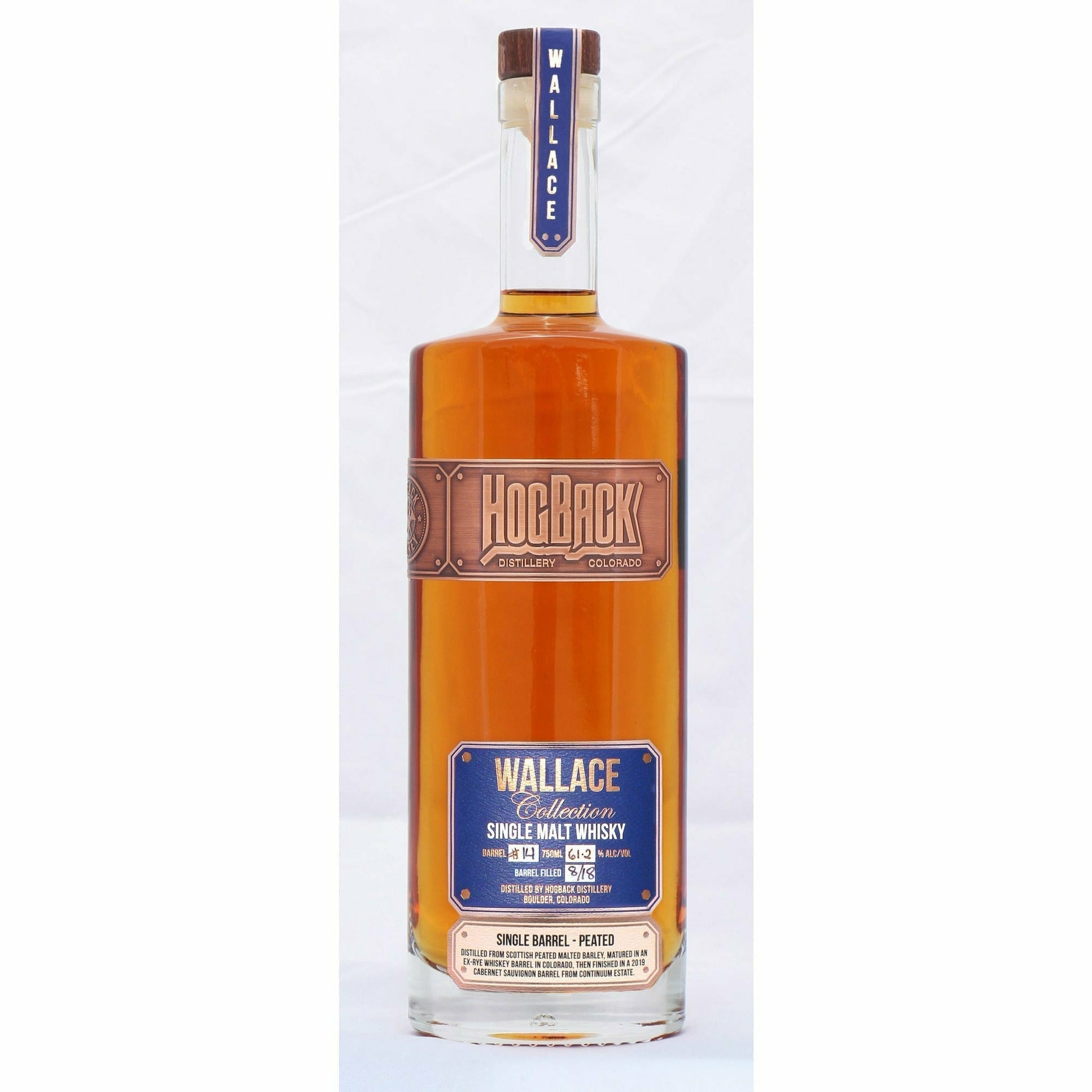 Hogback Distillery Wallace Collection Single Barrel #14 Single Malt Whiskey (750 ml)