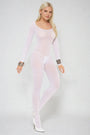 Opaque Long Sleeve Bodystocking