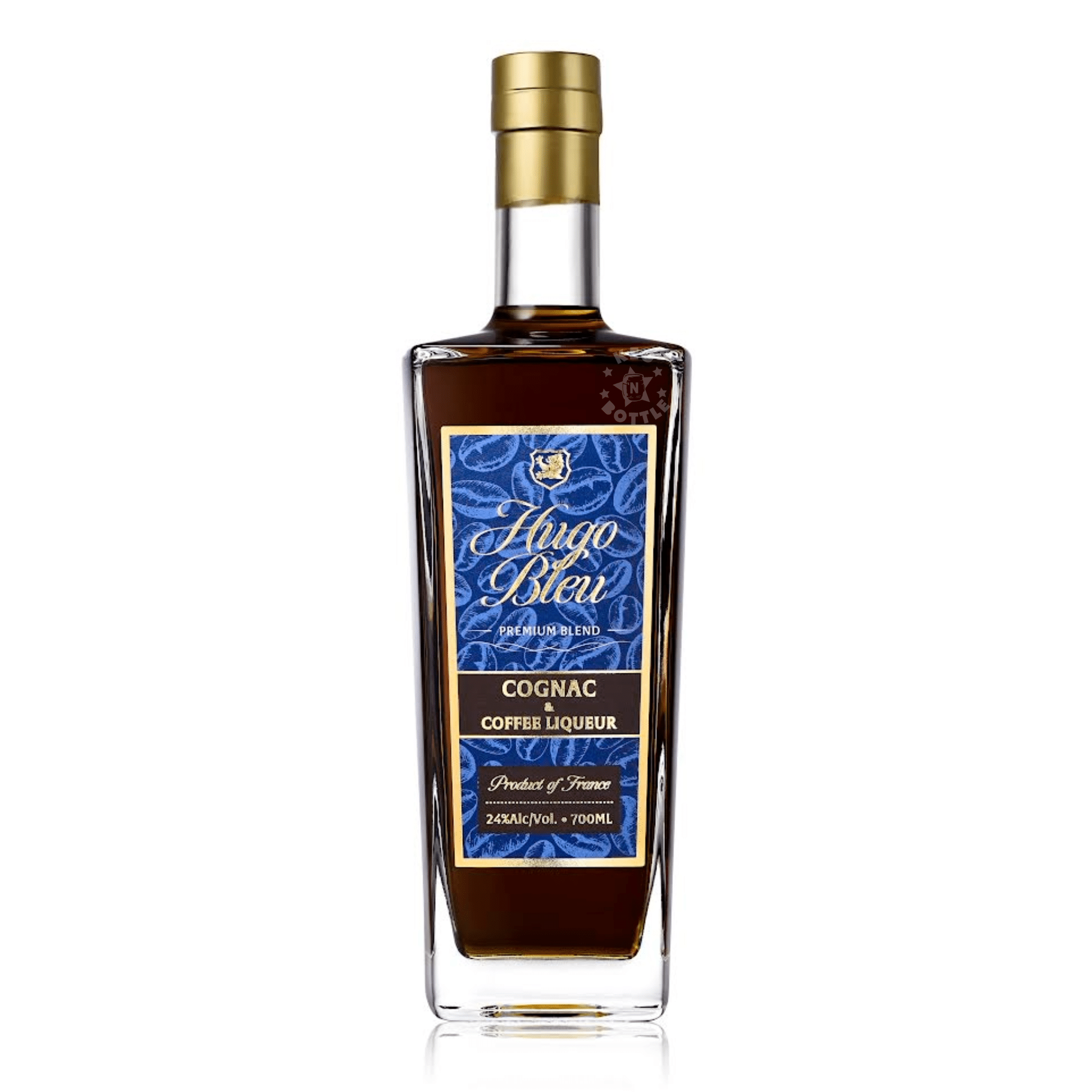 Hugo Bleu Cognac & Coffee Liqueur (700 ml)