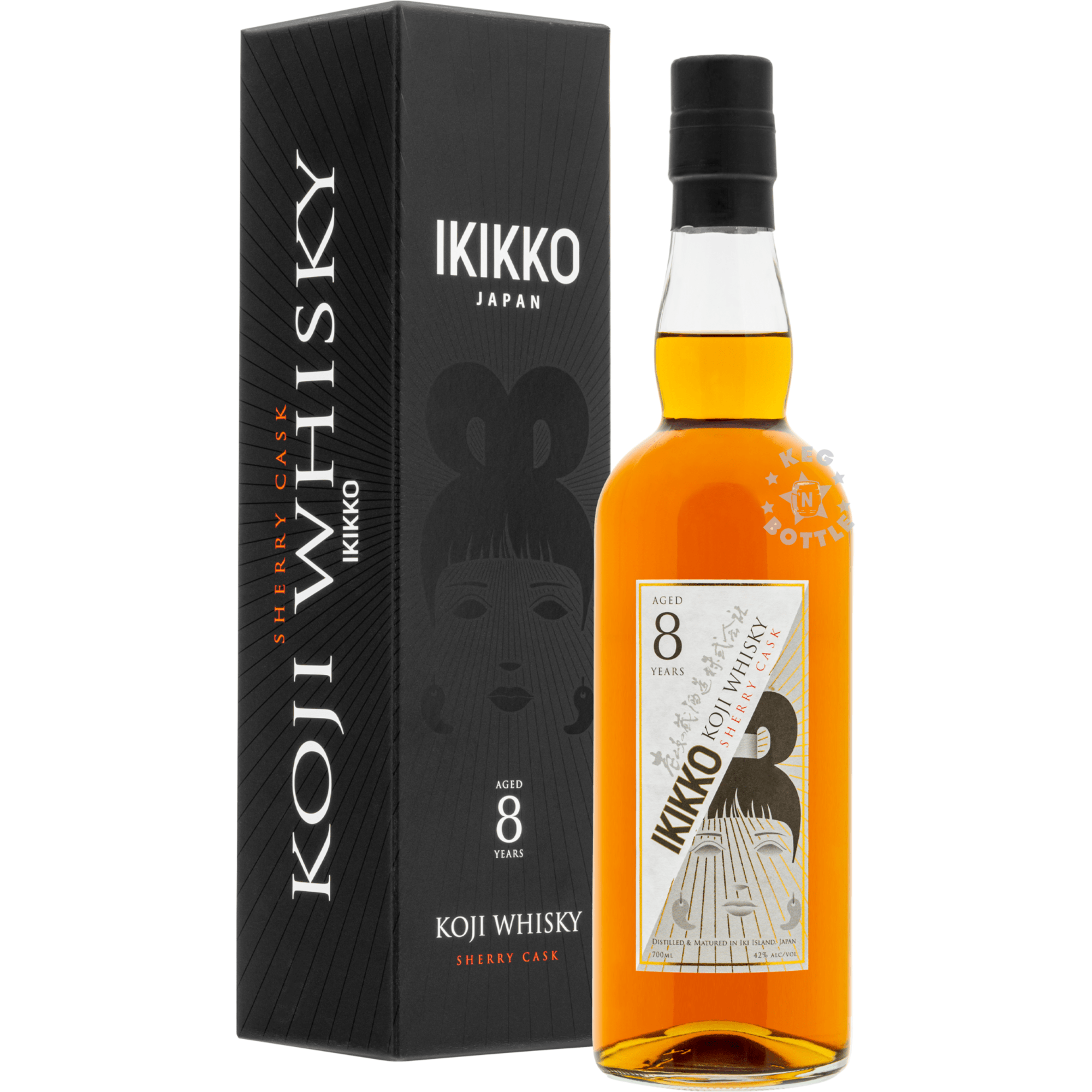 Ikikko Japan 8 Year Koji Whisky Sherry Cask (700 ml)