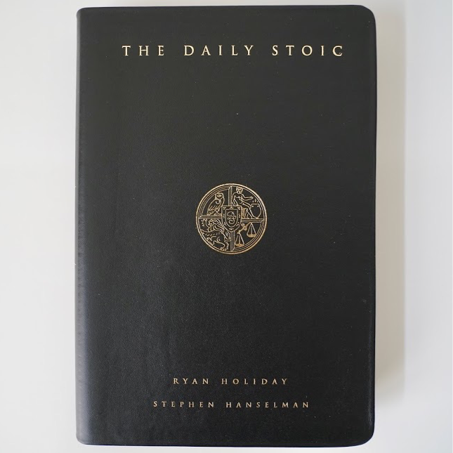 The Daily Stoic (Premium Leather Edition Book)