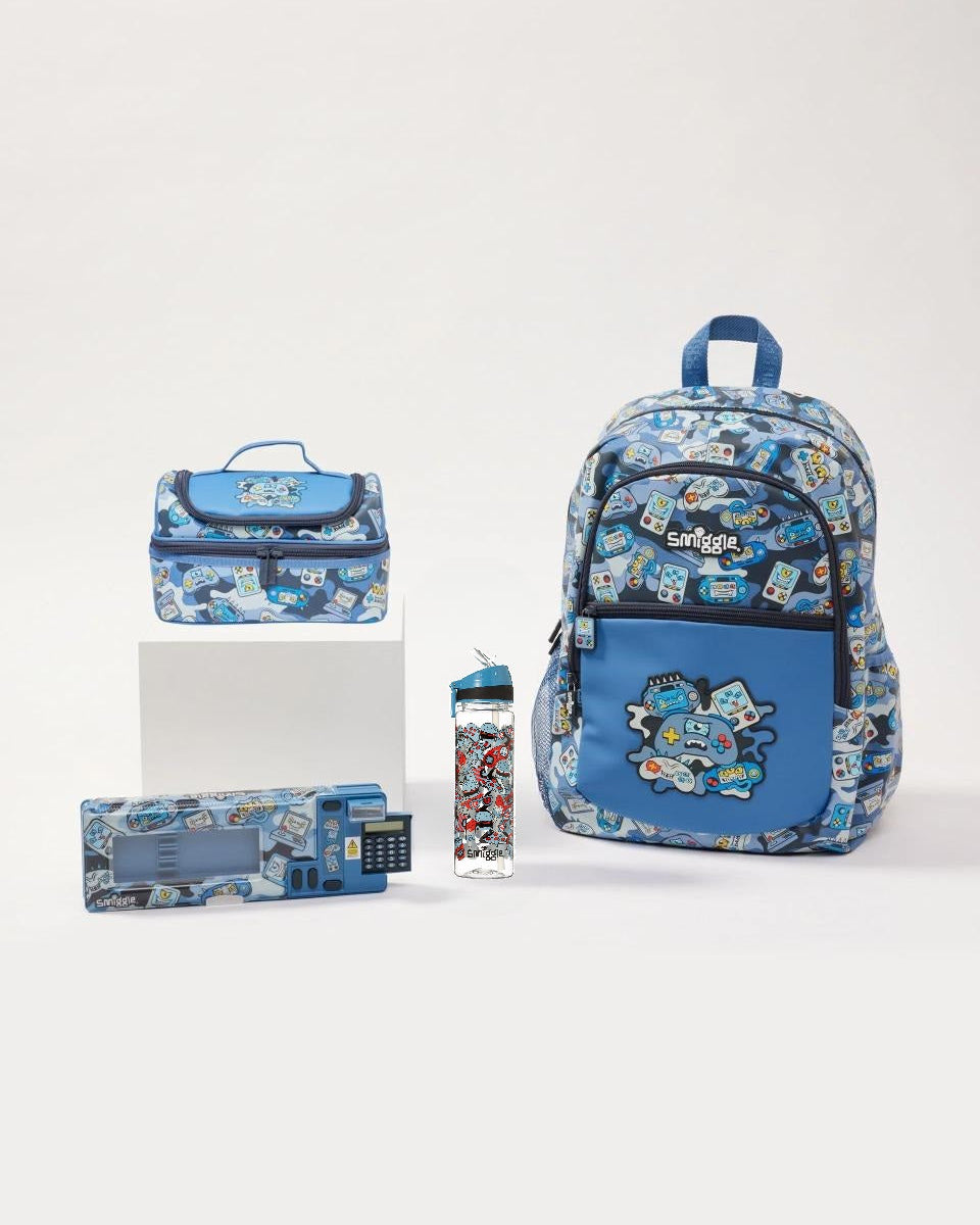 Smiggle - Away ve Illusion 4 Parçalı Okul Çantası Seti 