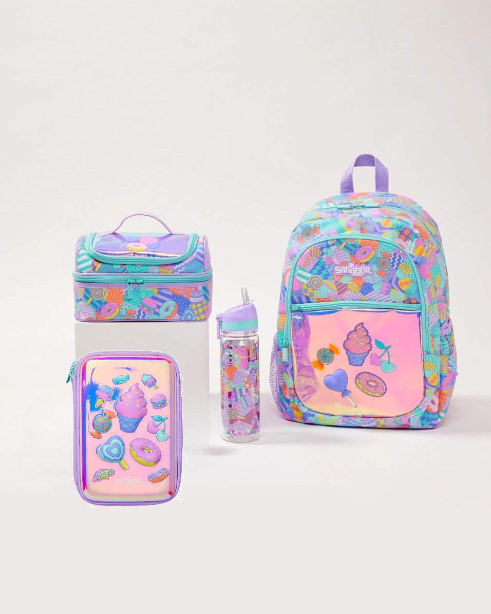 Smiggle - Away 4 Parçalı Okul Çantası Seti