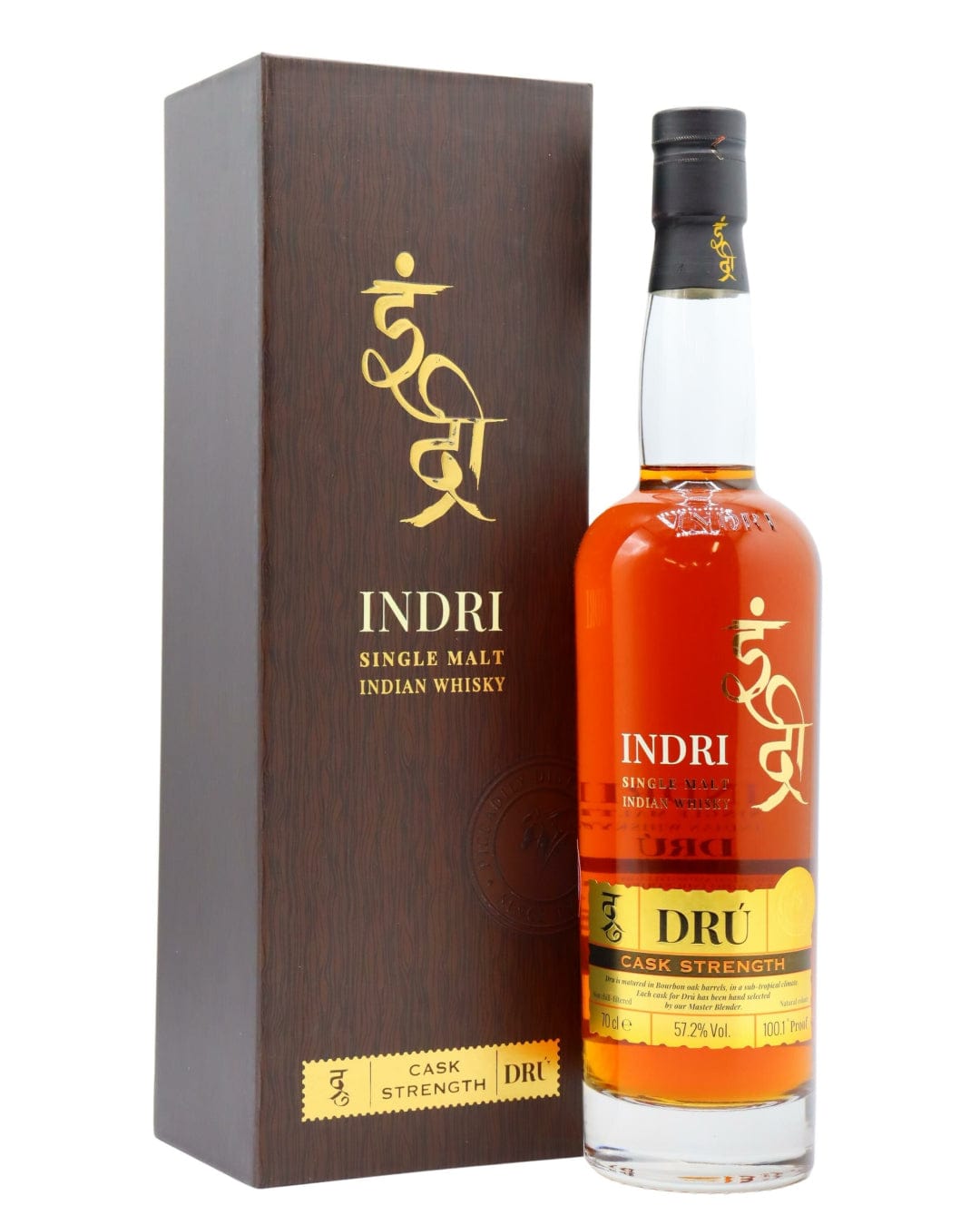 Indri Drú Cask Indian Single Malt Whisky, 70 cl