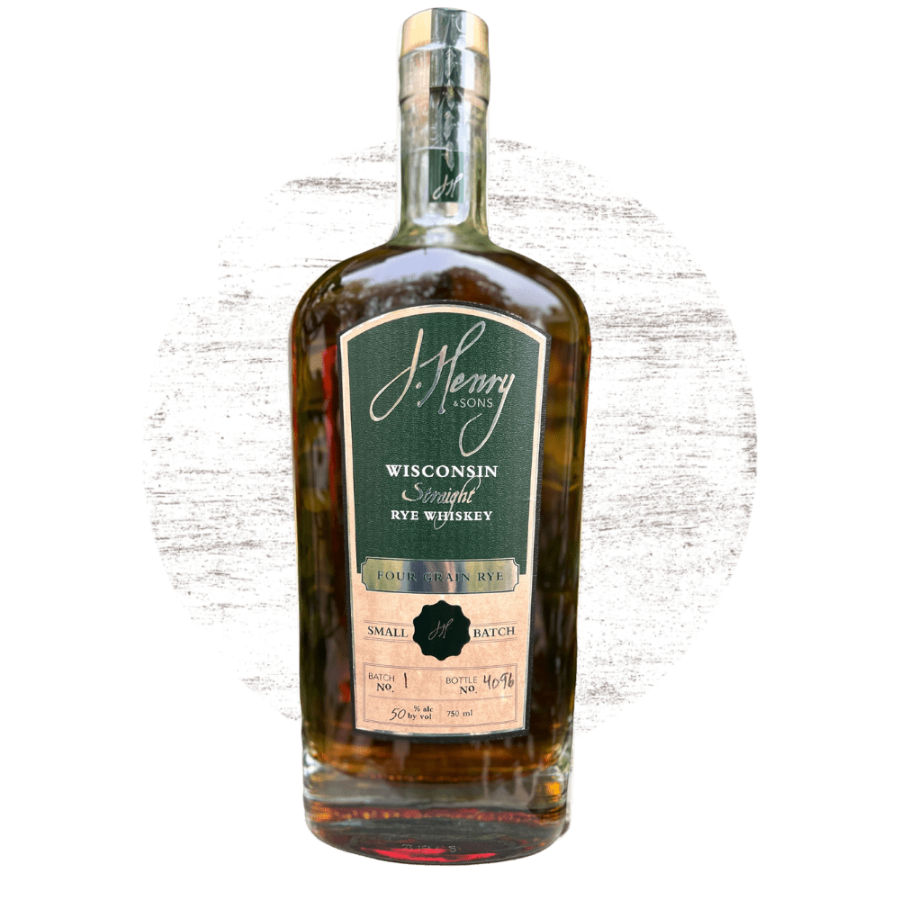 J. Henry and Sons Four Grain Rye Wisconsin Bourbon (750 ml)