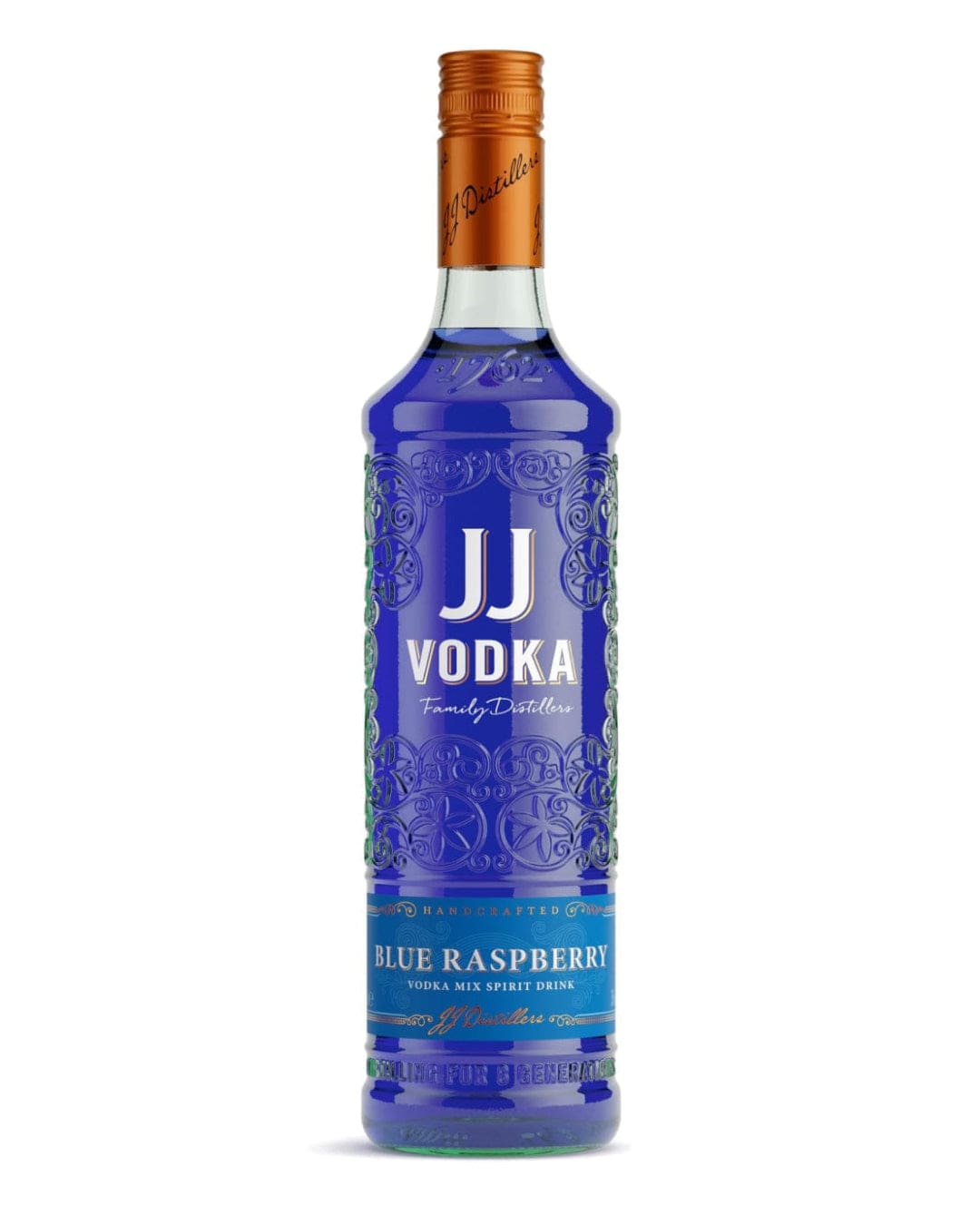 J.J. Whitley Artisinal Blue Raspberry Vodka, 70 cl