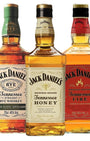 Jack Daniel's Flavoured Whiskey Trio, 3 x 70 cl