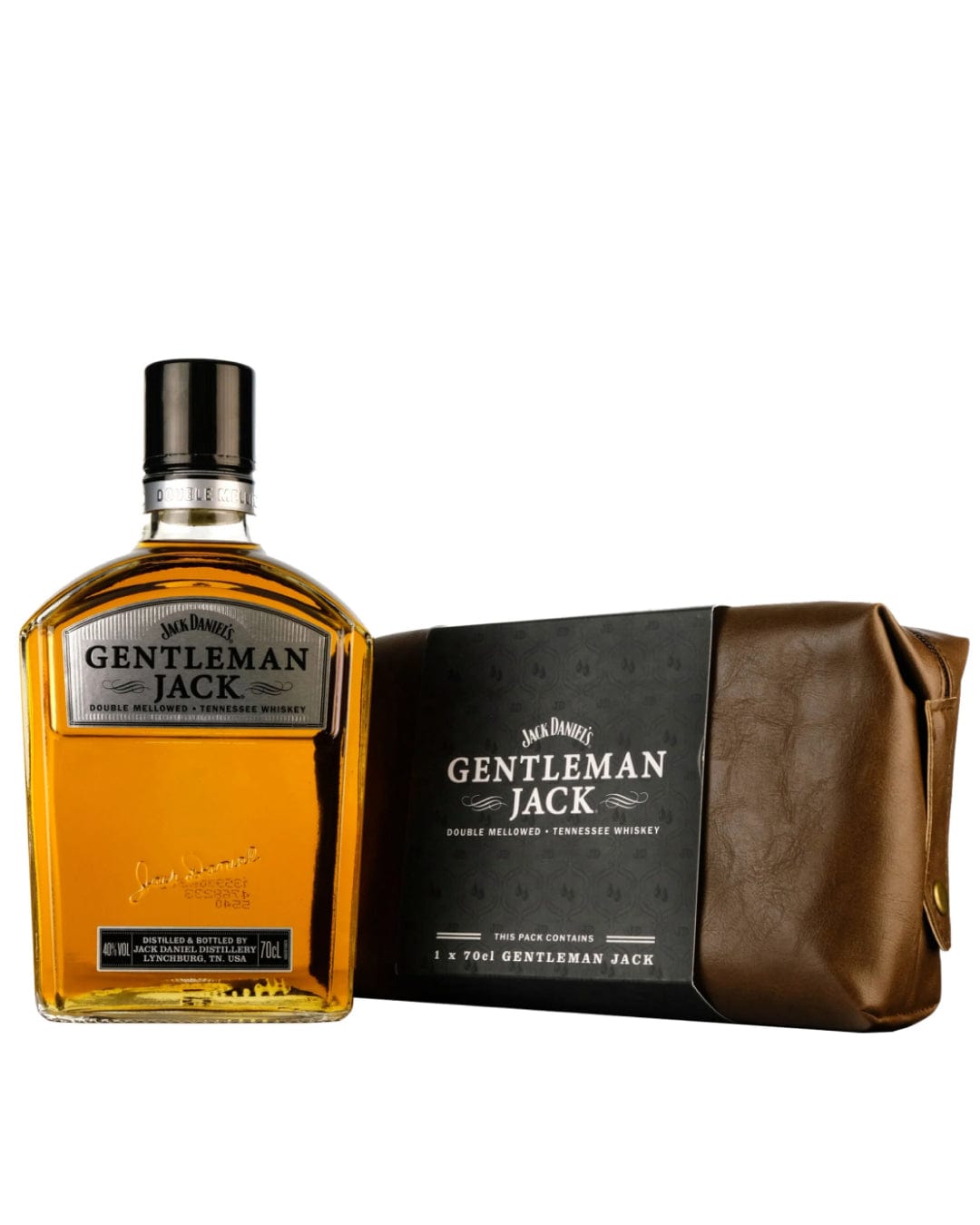 Jack Daniel's Gentleman Jack Whiskey  Washbag Gift Set, 70 cl