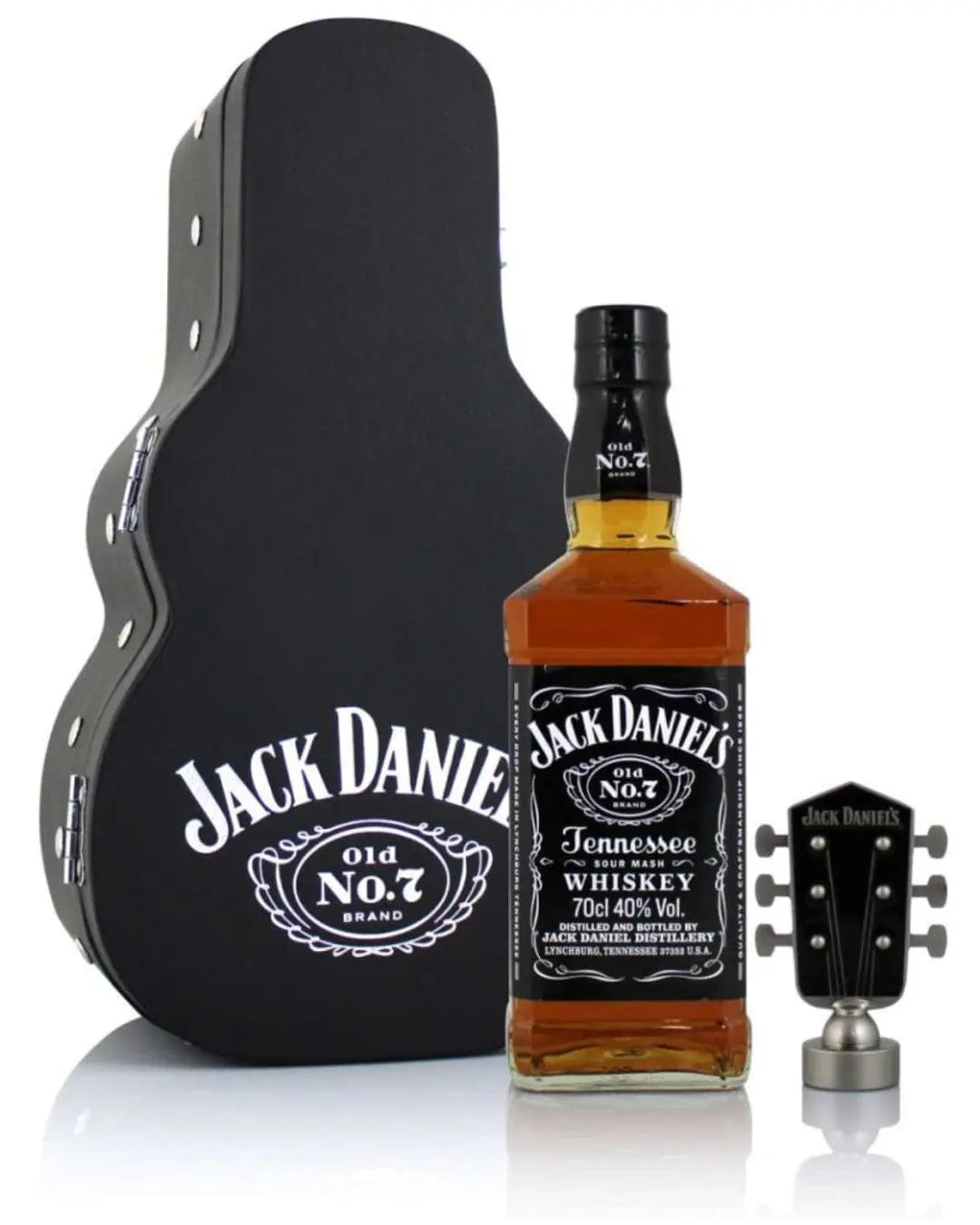 Jack Daniel's Old No 7 Guitar Case Whiskey, 70 cl