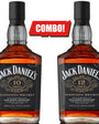 Jack Daniel’s 10 & 12 Year Whiskey Value Bundle (750 ml)