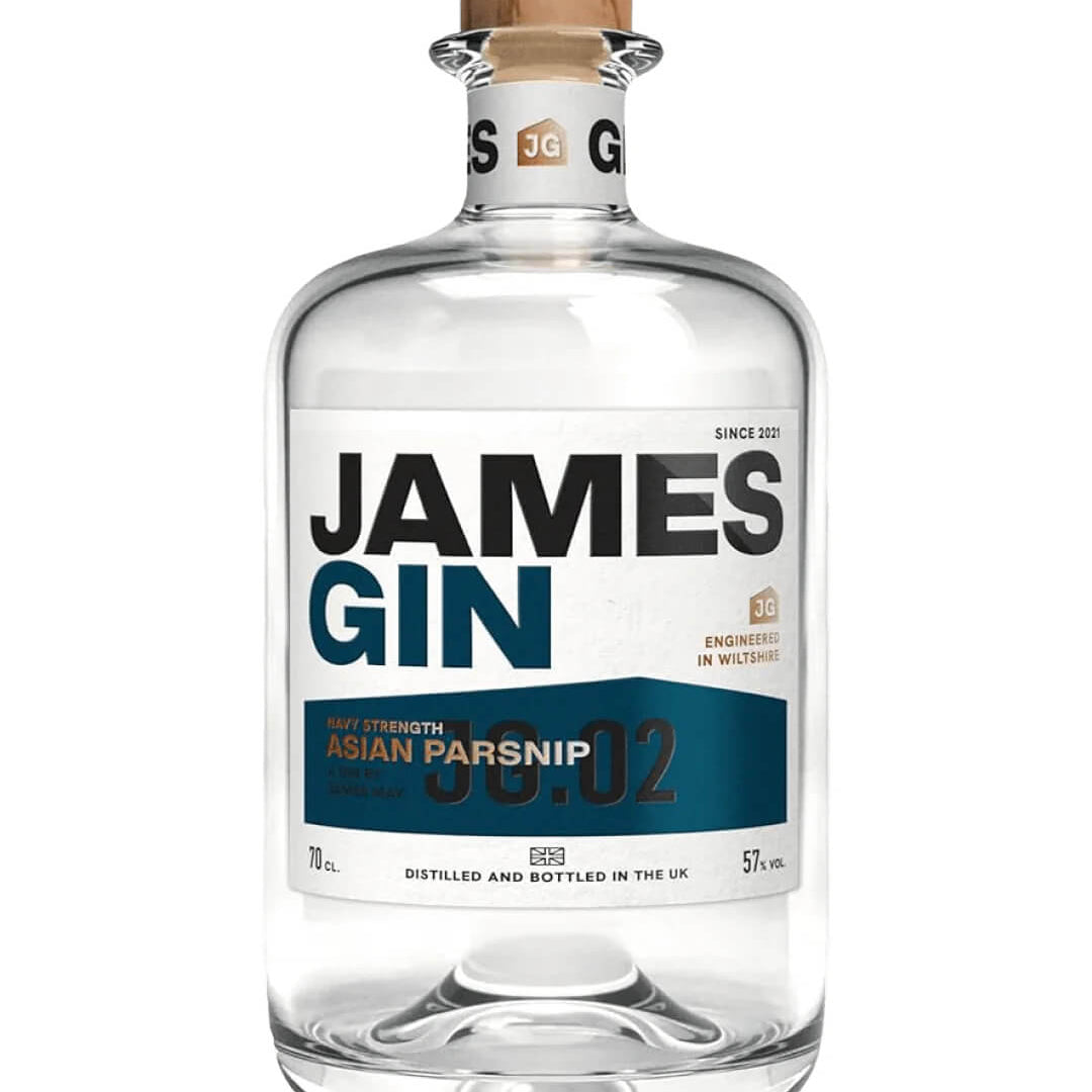 James Gin Asian Parsnip Navy Strength Gin, 70 cl