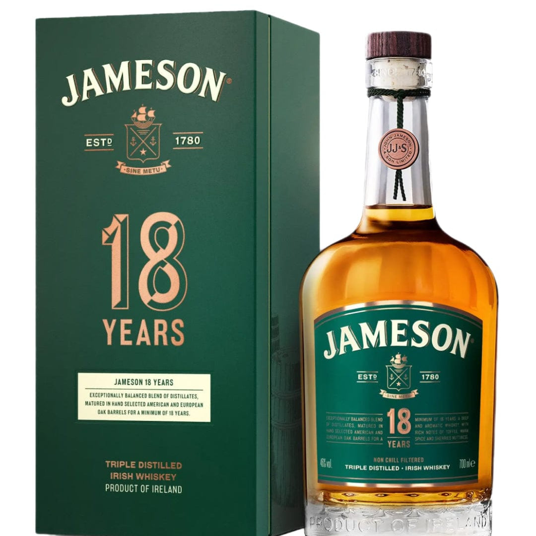 Jameson 18 Year Old Irish Whiskey, 70 cl