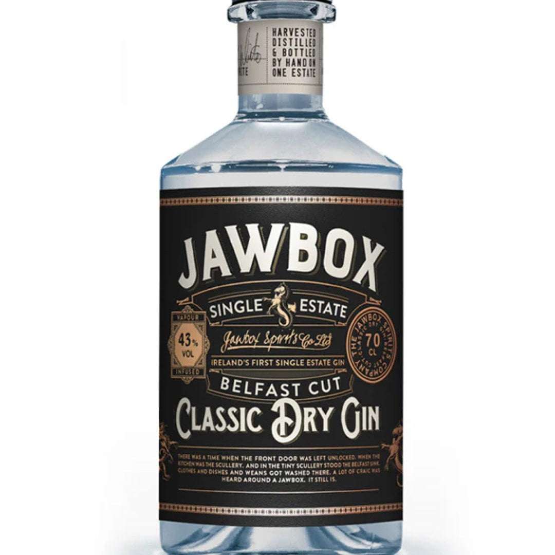 Jawbox Small Batch Classic Dry Gin, 70 cl