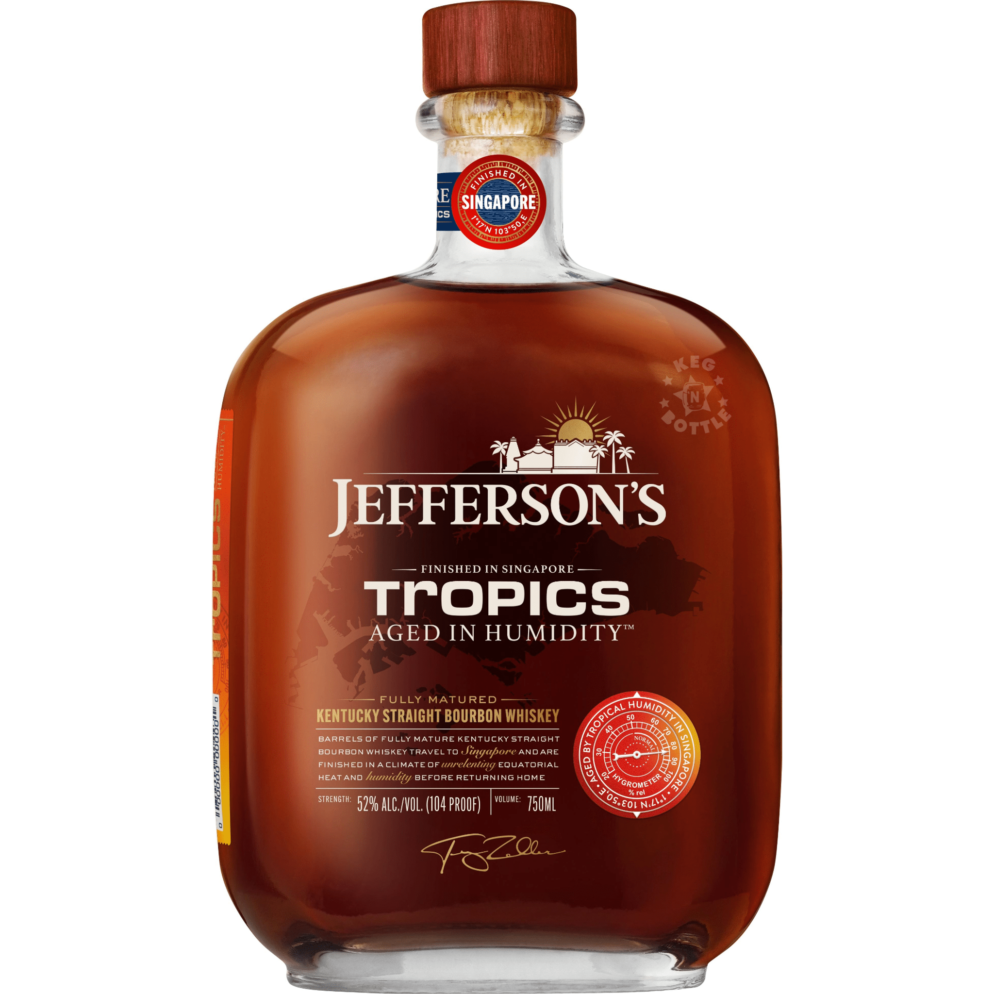 Jefferson's Tropics Aged In Humidity Kentucky Straight Bourbon (750 mL)