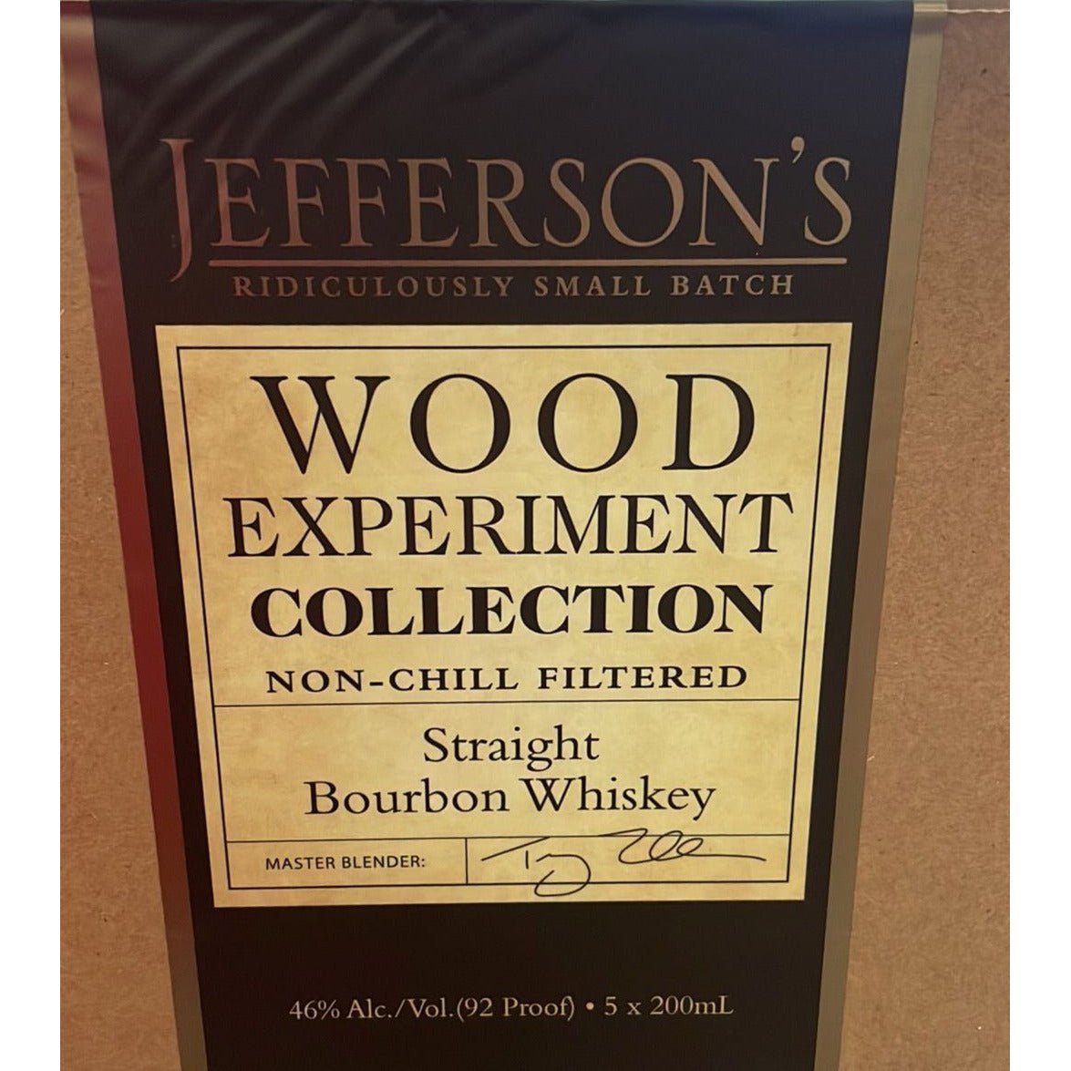 Jefferson's Wood Experiment Collection Bourbon (5 x 200 ml)