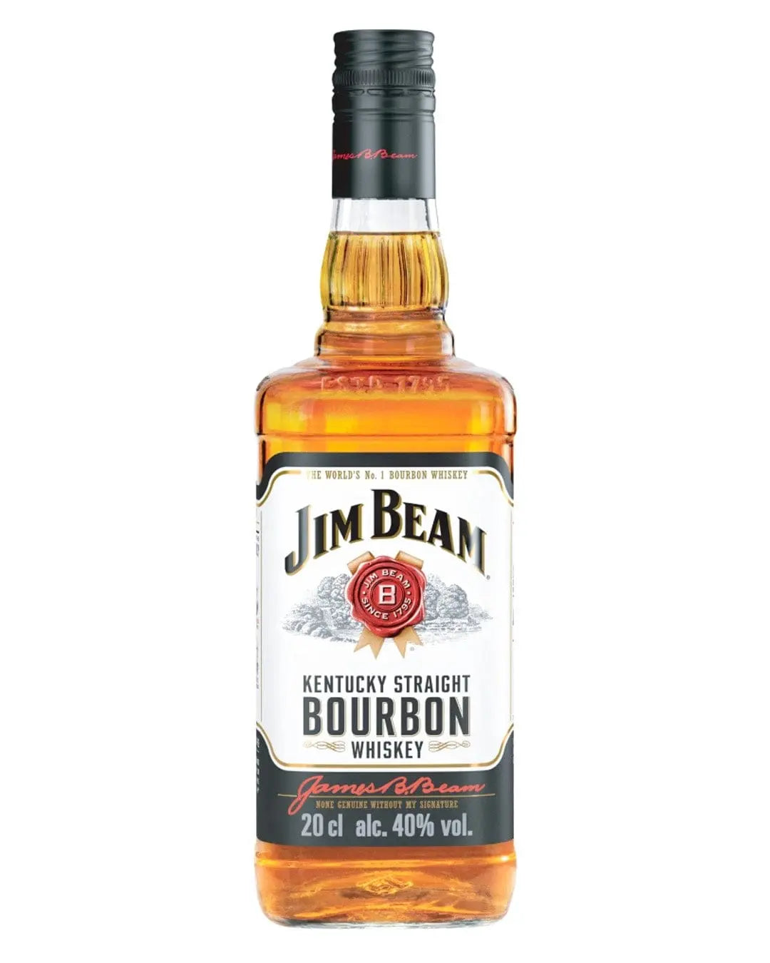 Jim Beam Bourbon Whiskey, 20 cl