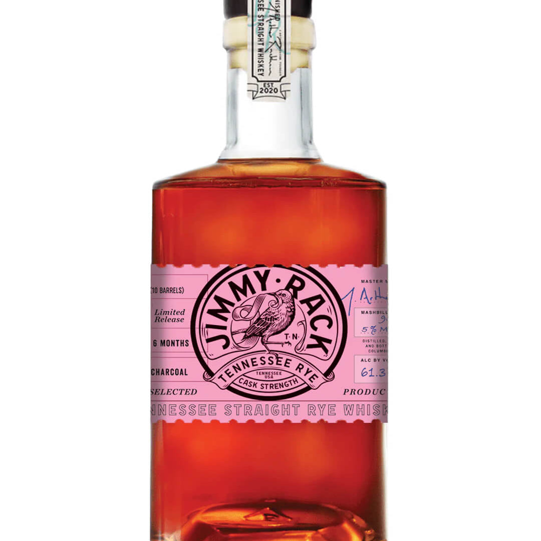Jimmy Rack Straight Cask Strength Rye Whiskey, 70 cl