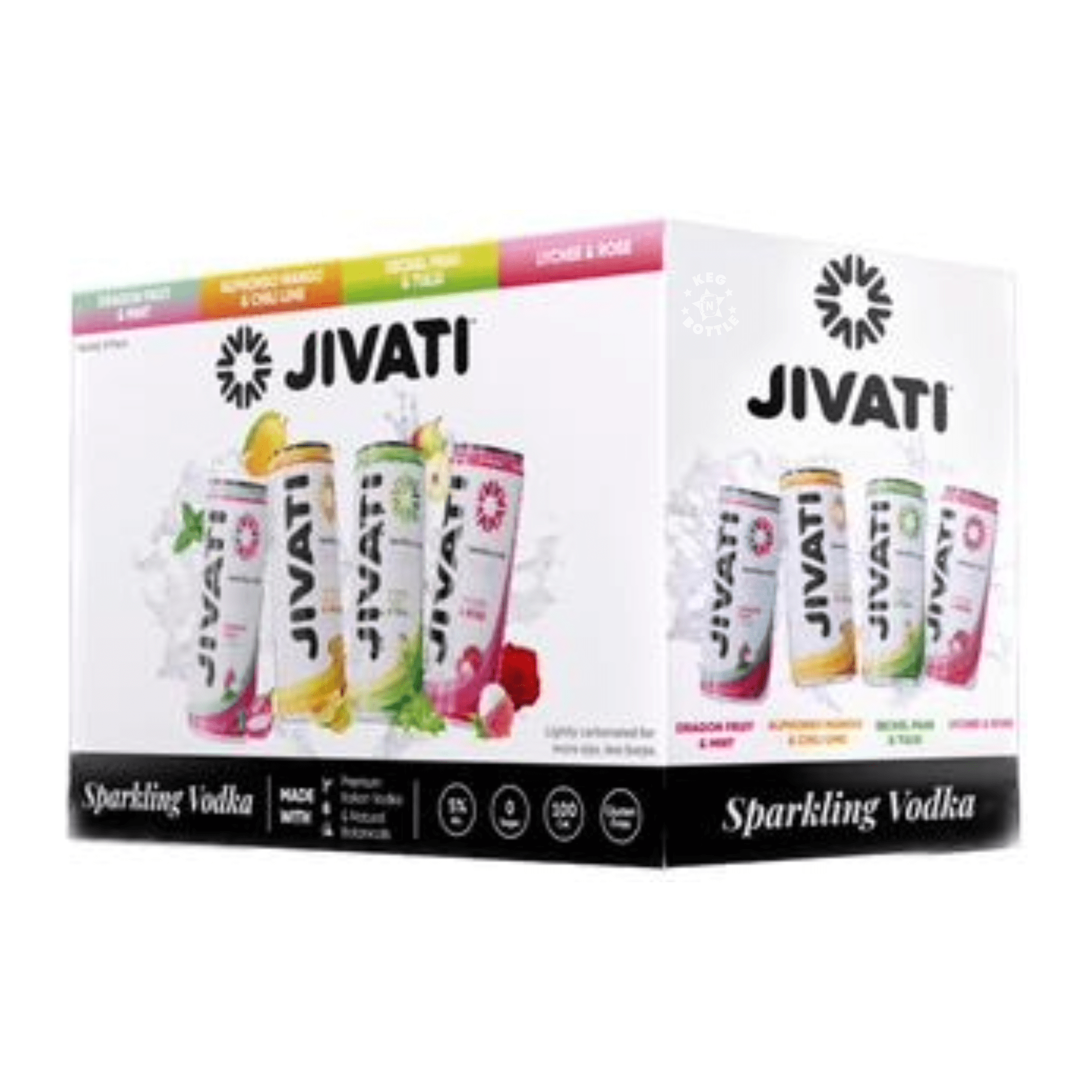 Jivati Sparkling Vodka Soda (8 Pack)