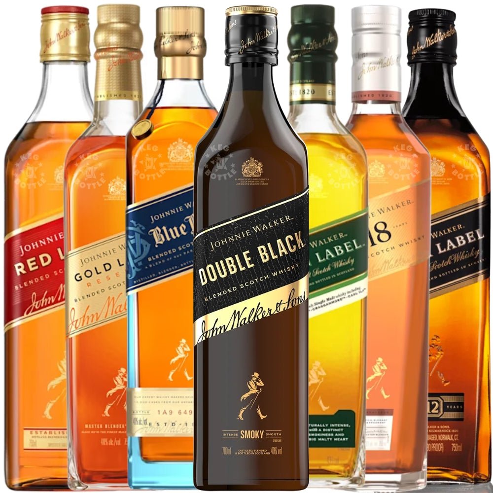 Johnnie Walker Full Collection Whisky Bundle (7 x 750 ml)