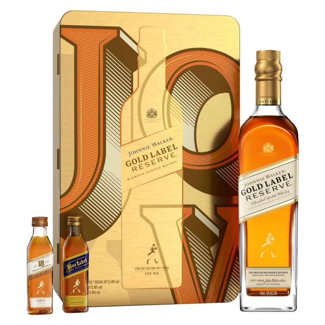 Johnnie Walker Gold Label Reserve With 2 Miniature Gift Pack, 70 cl
