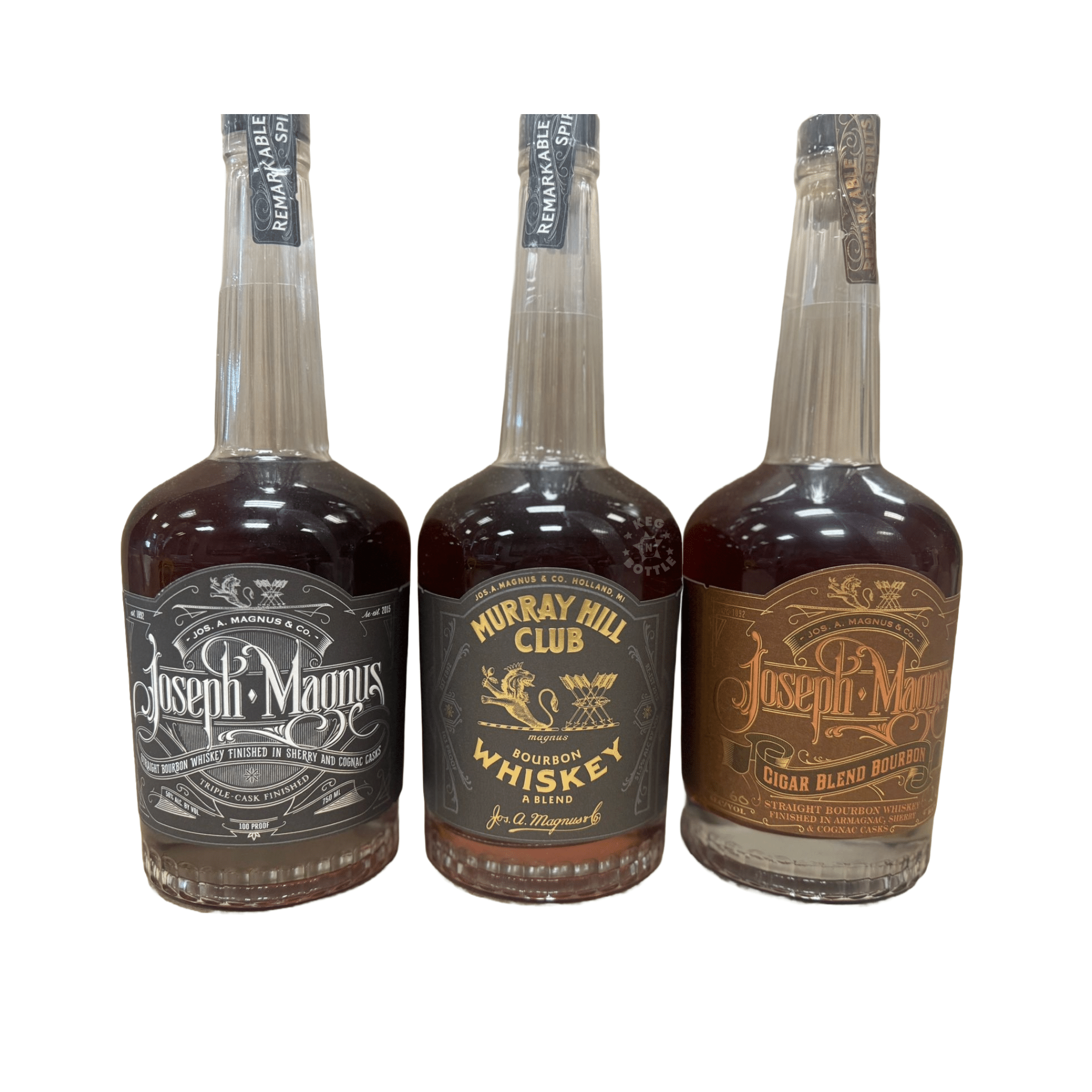 Joseph Magnus Bourbon Combo Pack (3 x 750 ml)