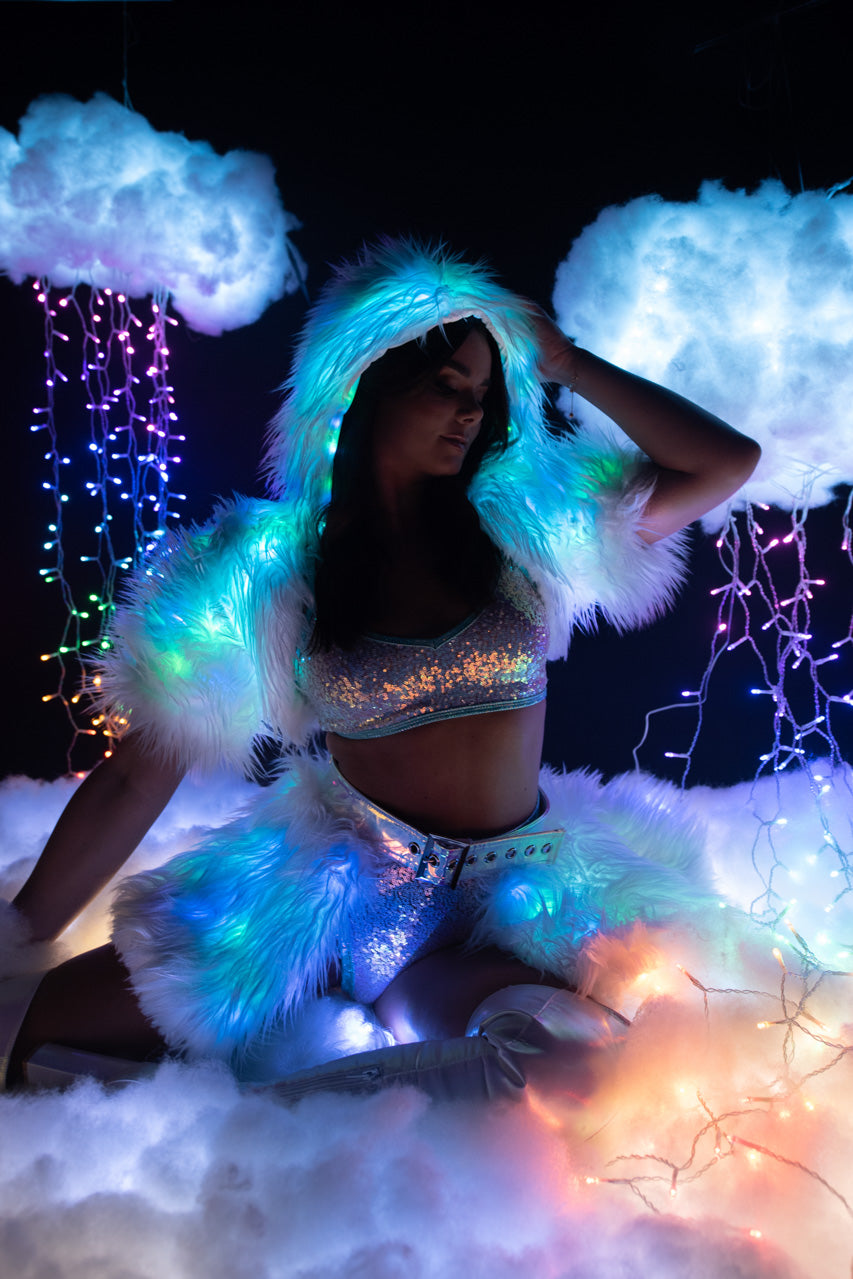 Light Up Hooded Shrug