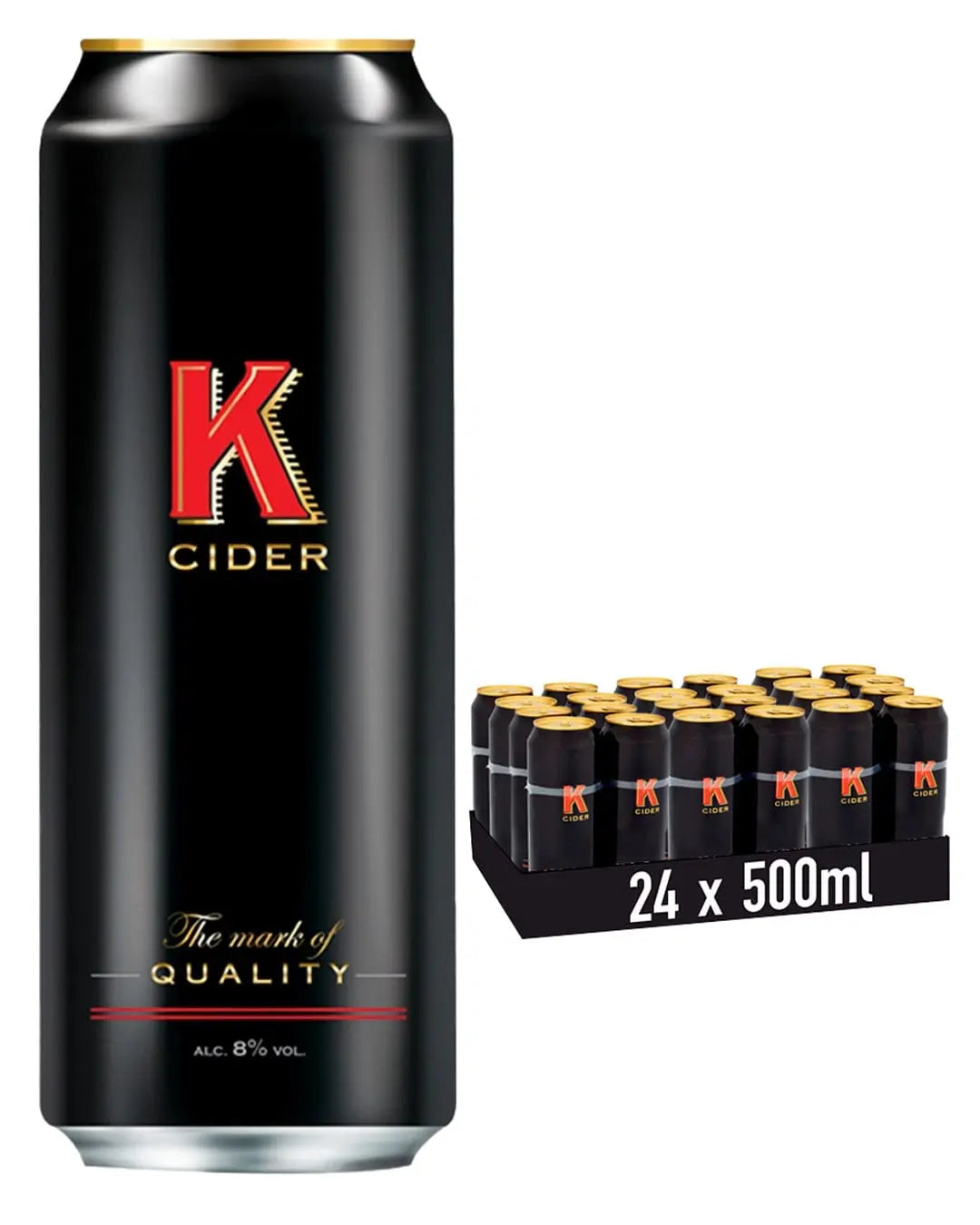 K Cider Cans Multipack, 24 x 500 ml