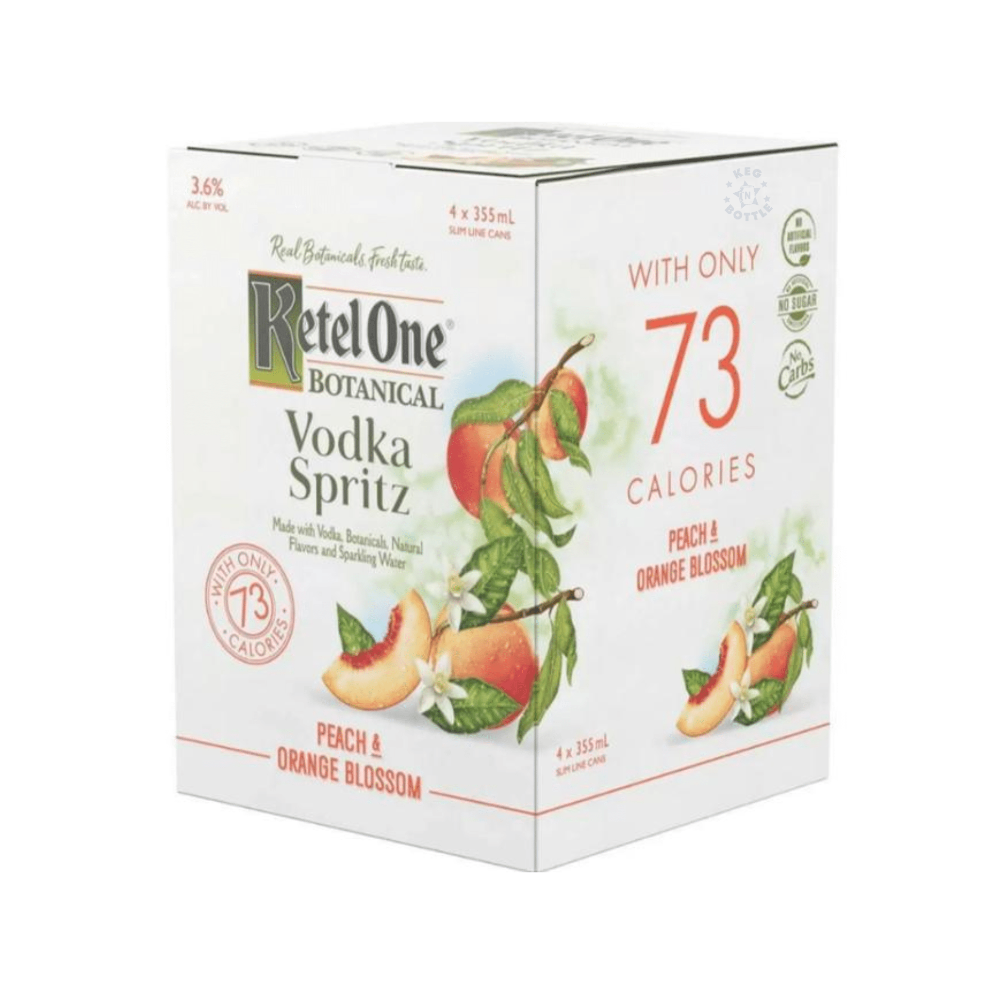 Ketel One Peach & Orange Blossom Vodka Spritz (4 Pack)